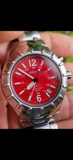 SEIKO KINETIC 5M42-0F00, Handtassen en Accessoires, Horloges | Heren, Gebruikt, Staal, Polshorloge, Ophalen of Verzenden