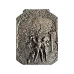 WMF Sinn reliëfplaquette - wandelaar elegantie, Ophalen of Verzenden