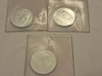 3 pièces 250 Francs Albert II Benelux - 1994 - Argent, Ophalen of Verzenden, Zilver, Zilver
