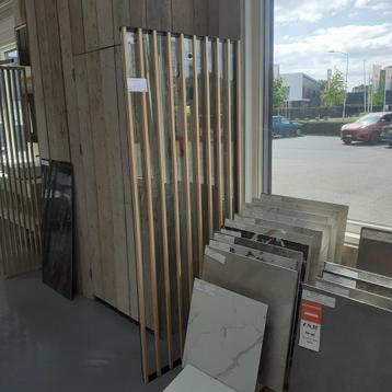 Douchewand +Nano Coating, Houtlook, 90 x 200cm, 105007 beschikbaar voor biedingen