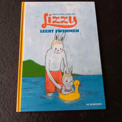 Brigitte Minne - Lizzy leert zwemmen, Boeken, Prentenboeken en Plaatjesalbums, Zo goed als nieuw, Ophalen of Verzenden