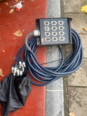 Multikabel, 12 kanalen,10m beschikbaar voor biedingen