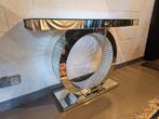Console design avec miroirs, Gebruikt, 100 tot 150 cm, 25 tot 50 cm, Glas