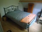 Extra lang bed, Huis en Inrichting, Slaapkamer | Bedden, Ophalen, Gebruikt, Tweepersoons, Metaal