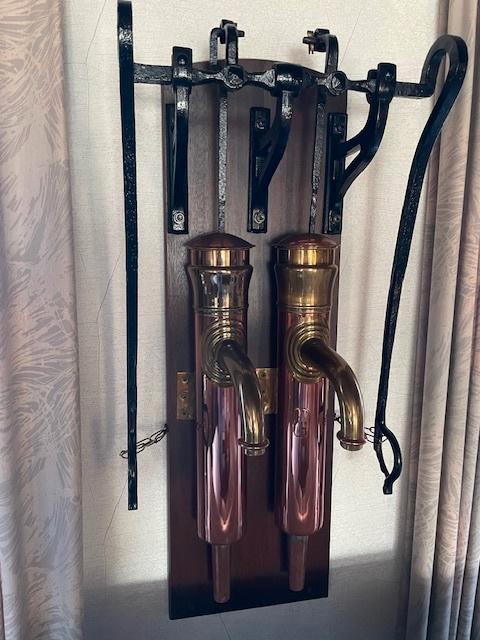 Heel mooie dubbele koperen pomp, Antiek en Kunst, Antiek | Brons en Koper, Koper, Ophalen