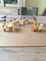 vintage houten miniklasse, Kinderen en Baby's, Speelgoed | Houten speelgoed, Ophalen of Verzenden