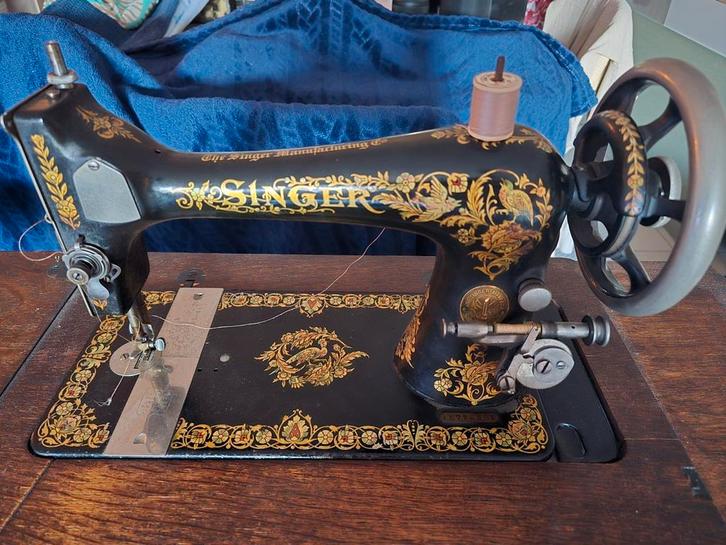 Singer "Pheasant" Amerikaanse naaimachine 1898. ZELDZAAM, Antiek en Kunst, Antiek | Naaimachines, Ophalen