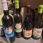 4 flessen Oilsjterse Karnaval-wijn te koop ( Aalst ), Verzamelen, Wijnen, Ophalen, Gebruikt