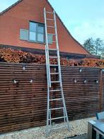 Ladder solide alu 2x10tr uitschuifbaar 5m open staan pr115eu, Bricolage & Construction, Échelles & Escaliers, Enlèvement, Échelle