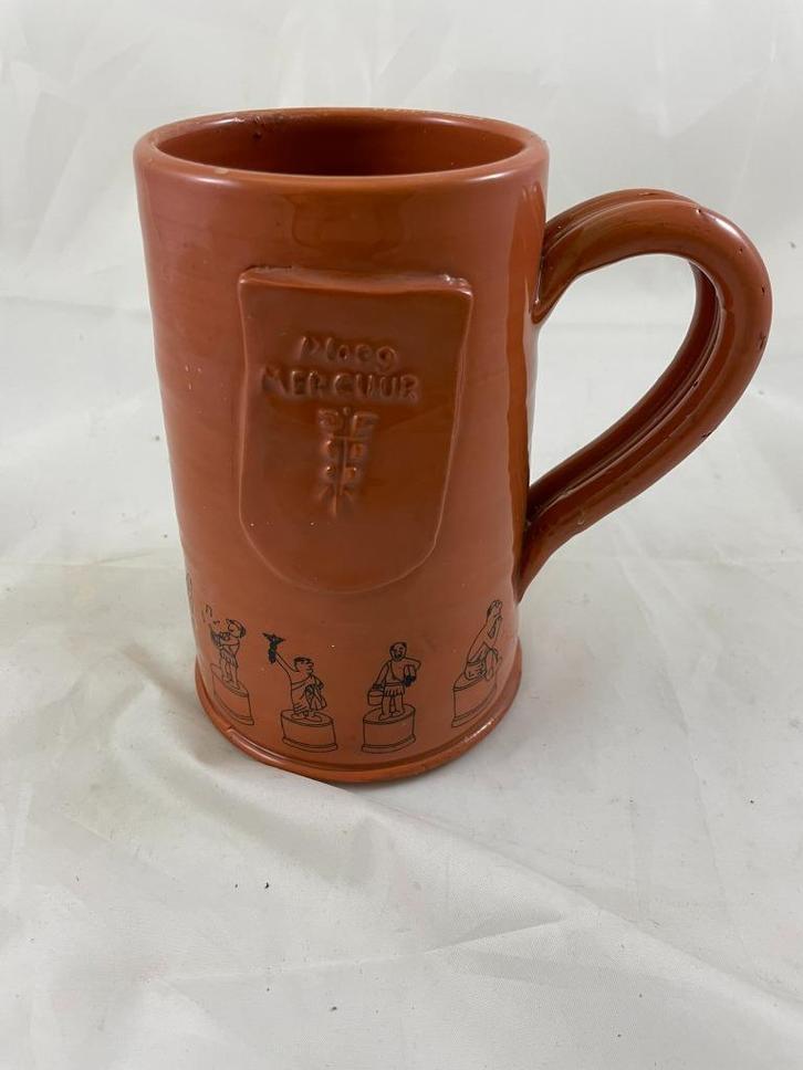 Grote bierpot van Ploeg Merkuur Ekonomika, Verzamelen, Overige Verzamelen, Gebruikt, Ophalen of Verzenden