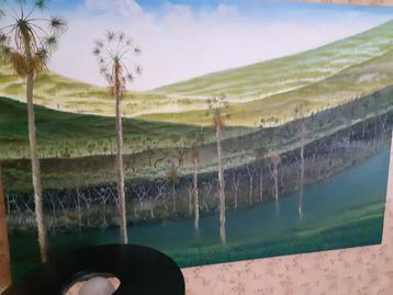 Une grande peinture abstraite beschikbaar voor biedingen