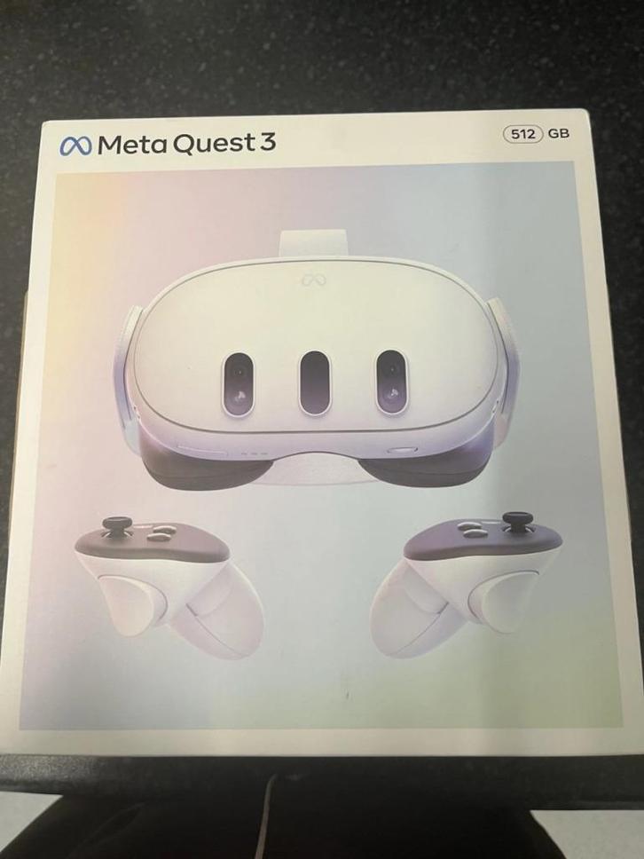 Meta Quest 3 Virtual Reality Gaming Headset 512 GB, Games en Spelcomputers, Virtual Reality, Zo goed als nieuw, Ophalen of Verzenden