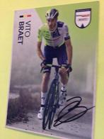 wielerkaart 2024 team wanty vito braet  signe, Envoi, Comme neuf