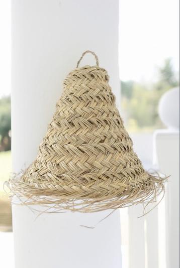 Lampenkap in zeegras, Neuf, Boho, Ovale, 25 à 50 cm