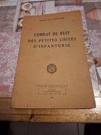 Rare livrets combat de nuit des petites unités d infanterie, Verzamelen, Militaria | Algemeen, Ophalen of Verzenden, Landmacht