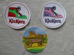 Lot de 3 autocollants publicitaires vintages Kickers, Enlèvement ou Envoi