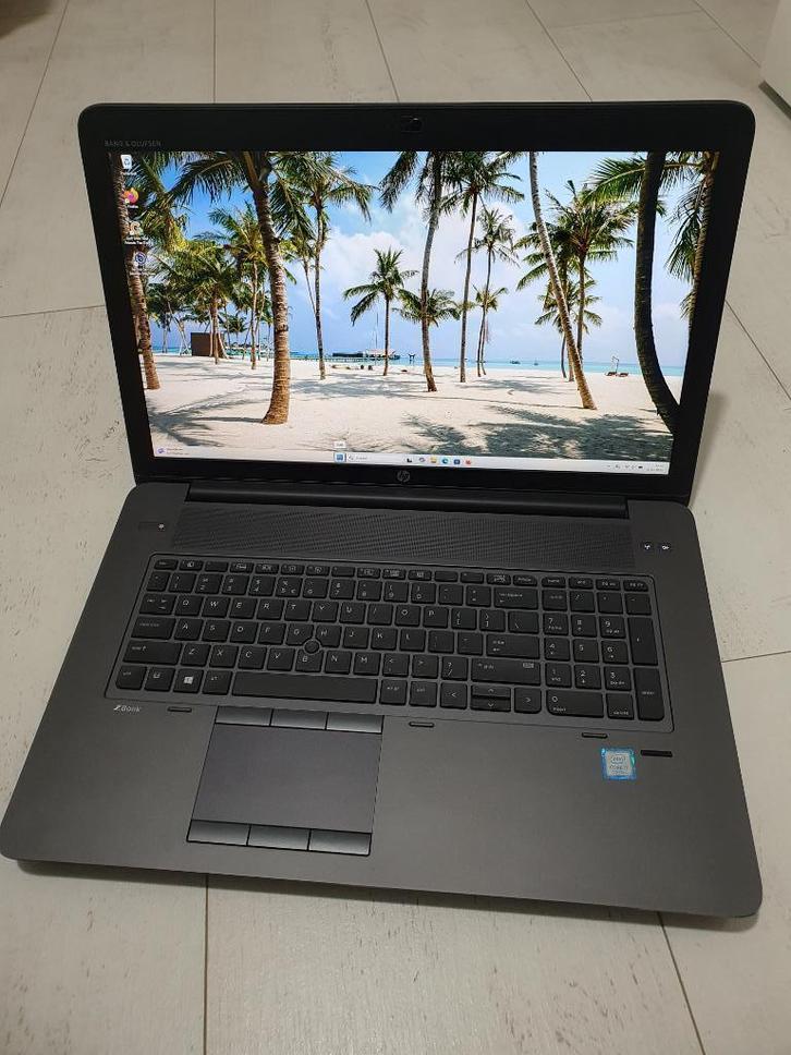 HP Z-Book 17,3" G4 i7-7700HQ 1TB / 32GB Quadro / P4000 8GB, Computers en Software, Windows Laptops, Zo goed als nieuw, 17 inch of meer