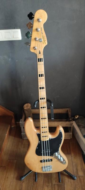 Basse Squier Vintage Modified Jazz Bass (Passive)., Musique & Instruments, Instruments à corde | Guitares | Basses, Enlèvement