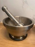 Metalen mortier, Huis en Inrichting, Keuken | Keukenbenodigdheden, Ophalen, Zo goed als nieuw