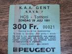 Voetbalticket tornooi AA Gent, Ophalen of Verzenden, Gebruikt
