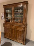 Louis Philippe raamkast 220x157x51cm, Huis en Inrichting, Ophalen, Gebruikt