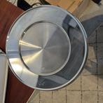 Inox onderbord, 6 stuks, Ophalen, Gebruikt, Rond, Schaal