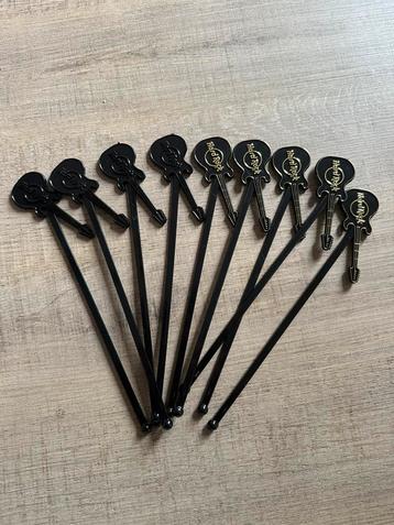 Hard Rock Cafe cocktail stirrers beschikbaar voor biedingen