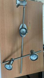 Zilverkleurige plafondlamp met spots, Enlèvement