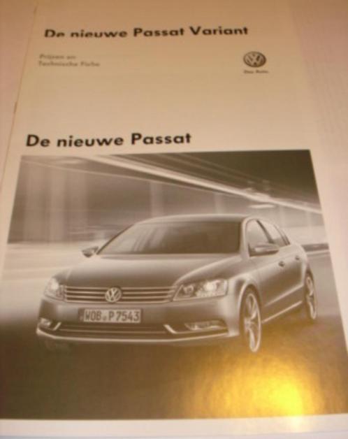 Volkswagen Passat Variant 2011 Specs Brochure Catalogue Pros, Boeken, Auto's | Folders en Tijdschriften, Zo goed als nieuw, Volkswagen