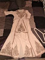 Jurk in Marokkaanse stijl met broek, Maat 38/40 (M), Overige typen, Sans marque, Beige