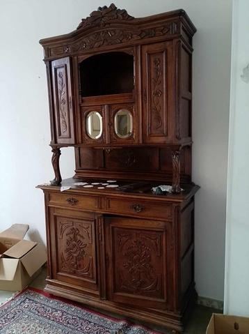 2 Vaisselier Buffet 2 corps armoire placard meuble salon disponible aux enchères