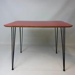 Mid-century modern tafel, Huis en Inrichting, Tafels | Eettafels, Gebruikt, Vier personen, Rechthoekig, Mid-century modern