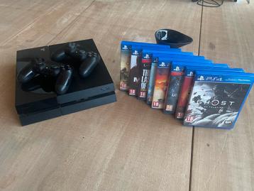 Sony Playstation 4 + 2 controllers + 9 games disponible aux enchères