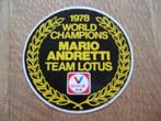 1978 Sticker World Champions Mario Anderetti Team Lotus F1, Ophalen of Verzenden, Nieuw, Sport
