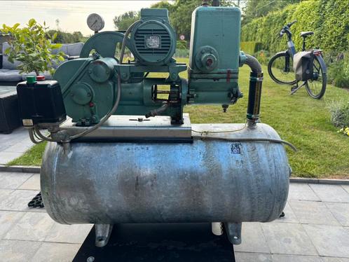 Clasal Hercules L1500 -traaglopende zuigerpomp - vat 100L, Tuin en Terras, Waterpompen, Gebruikt, Elektrisch, Hydrofoorpomp, Ophalen