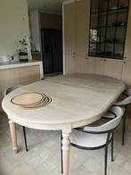 Eettafel eik Flamant cottage, Ophalen, Gebruikt, Eikenhout, Cottage - Landelijk
