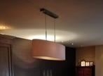 Hanglamp living 100x31x26 - Satijn & nikkel, Huis en Inrichting, Lampen | Hanglampen, Modern landelijk, Metaal, Zo goed als nieuw