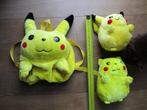 Pikachu pokemon rugzakje en beertjes knuffel, Verzamelen, Ophalen of Verzenden, Gebruikt