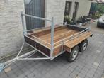 aanhangwagen - 750 kg - dubbel as, Auto diversen, Aanhangers en Bagagewagens, Ophalen, Gebruikt