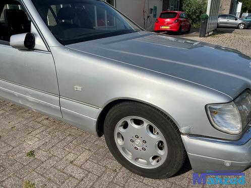 MERCEDES S KLASSE W140 Zilver rechts voorscherm 1991-1998, Auto-onderdelen, Carrosserie, Spatbord, Mercedes-Benz, Gebruikt, Ophalen of Verzenden