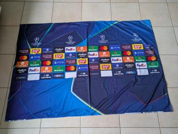 24 25 UEFA Champions League official sponsors groot doek beschikbaar voor biedingen