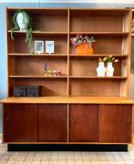 Vintage schoolkast/ boekenkast, Huis en Inrichting, Zo goed als nieuw, Ophalen