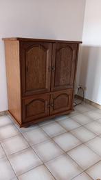 tv-kast met GRATIS TV, Huis en Inrichting, Kasten |Televisiemeubels, Ophalen, Gebruikt, 100 tot 150 cm, Eikenhout