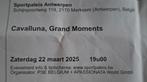Cavalluna: grand moments. Sportpaleis Antwerpen ., Tickets en Kaartjes