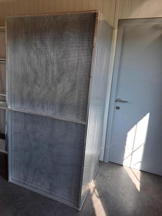 50 ALUMINIUM VOLIERE-PANELEN . ( 1 LOT :  NIEUW ), Dieren en Toebehoren, Vogels | Hokken en Kooien, Nieuw, Volière, Aluminium