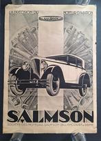 Oude Salmson affiche 86 x 62, Ophalen of Verzenden, Zo goed als nieuw
