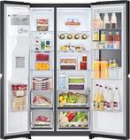 LG side by site koelkast inox  GSX90MCDE - transportschade, 160 cm ou plus, Comme neuf, Enlèvement, 200 litres ou plus