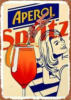 Reclamebord (klein) vintage Aperol Spritz - mancave nieuw, Ophalen of Verzenden, Zo goed als nieuw, Reclamebord