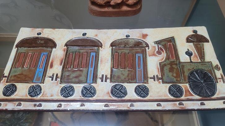 Perignem wand plaquette, Antiek en Kunst, Antiek | Wandborden en Tegels, Ophalen of Verzenden