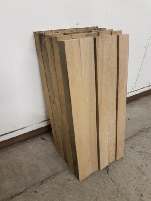 Zeer mooie Frans eikenhouten kepertjes 55 tot 110 cm lengte, Doe-het-zelf en Bouw, Hout en Planken, Nieuw, Eiken, Ophalen